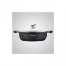 Sauteuse effet pierre 30 cm avec couvercle Royalty Line