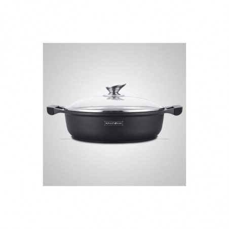 Sauteuse effet pierre 30 cm avec couvercle Royalty Line