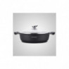 Sauteuse effet pierre 30 cm avec couvercle Royalty Line