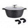 Faitout effet pierre 28 cm - SHEPLER