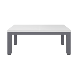 Billard blanc gris
