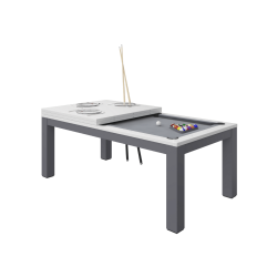 Billard blanc gris