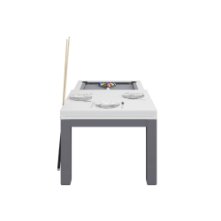 Billard blanc gris