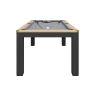 Billard noir et bois
