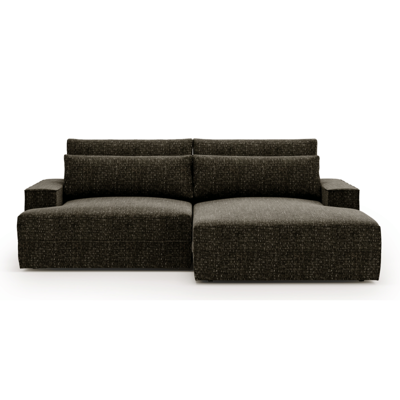 Canapé d\'angle convertible avec grande méridienne TROCADERO