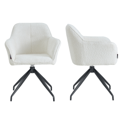 Chaise pivotante - Lot de 2 - CELIA