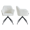 Chaise pivotante - Lot de 2 - CELIA