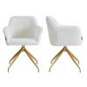Chaise pivotante - Lot de 2 - CELIA