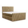 Lit coffre Boxspring avec matelas - CLARA