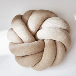 Regina Cotton DIY Hand Knot Back Cushions Cozy Car Lumbar Pillow Home Decorative Sofa Seat Cushion Soft Office Hand Rest Pillows