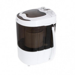 Mini machine à laver 3 kg avec essorage blanche