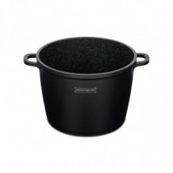Faitout profond 28 cm effet pierre