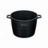 Faitout profond 28 cm effet pierre