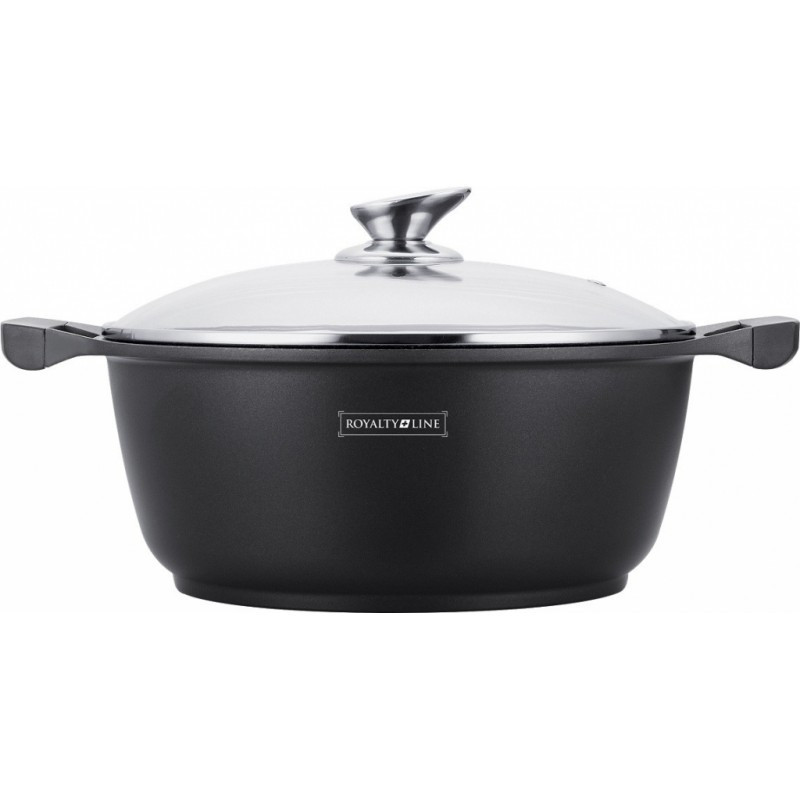 Faitout effet pierre 20 cm avec couvercle Royalty Line